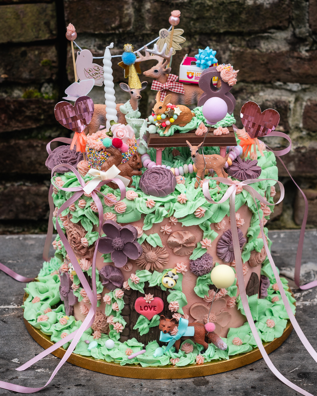 Mehr über den Artikel erfahren Waldbewohner Kuchen (Forrest Animal Cake)