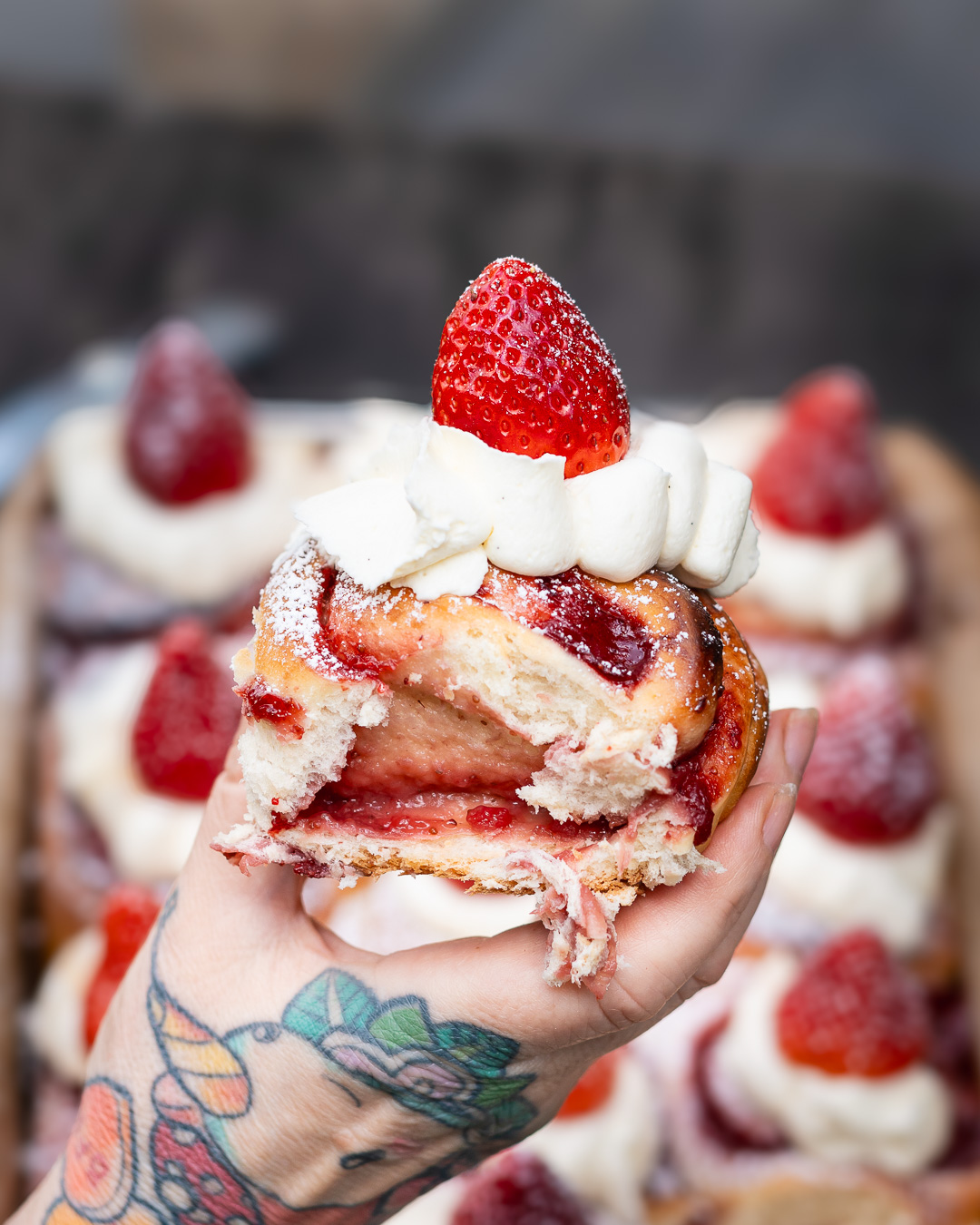 Mehr über den Artikel erfahren Erdbeer Schnecken