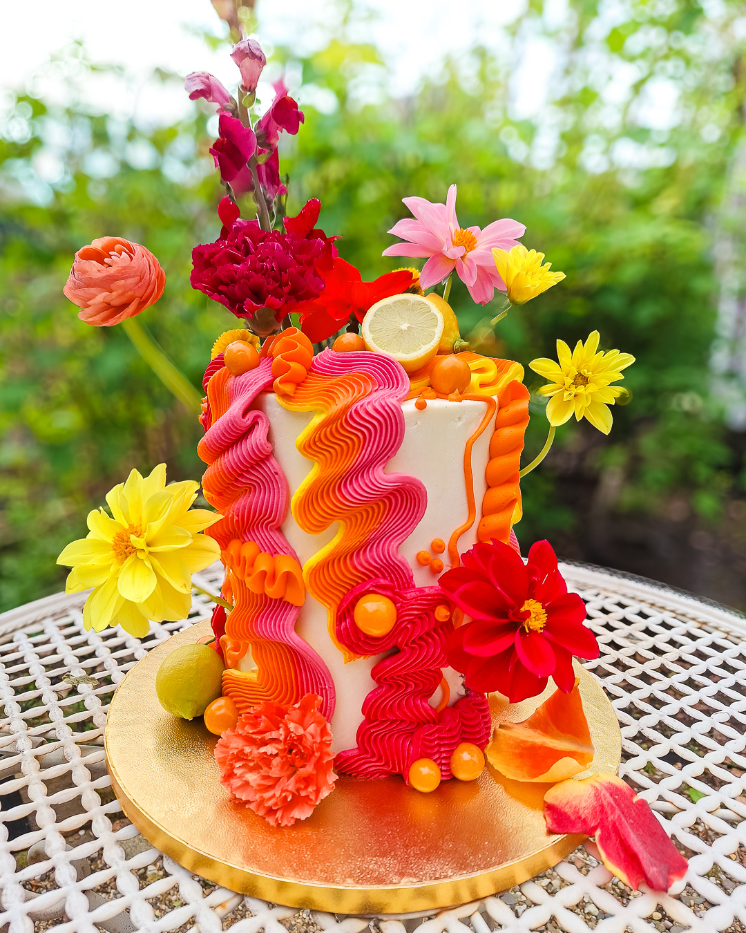 Mehr über den Artikel erfahren Geburtstagstorte Blaubeerkuchen mit Zitrone