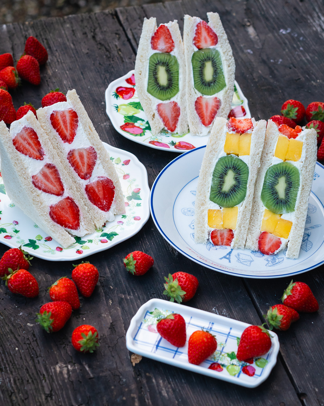 Mehr über den Artikel erfahren Japanische Fruchtsandwiches (Sando)