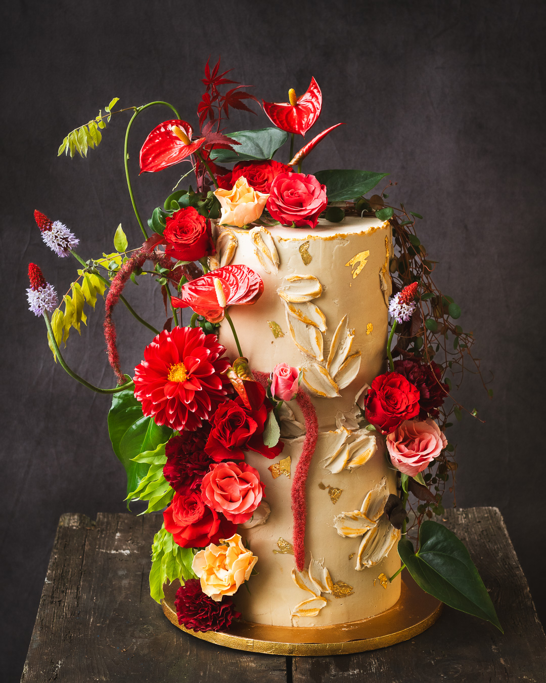 Mehr über den Artikel erfahren Rubin Hochzeitstorte