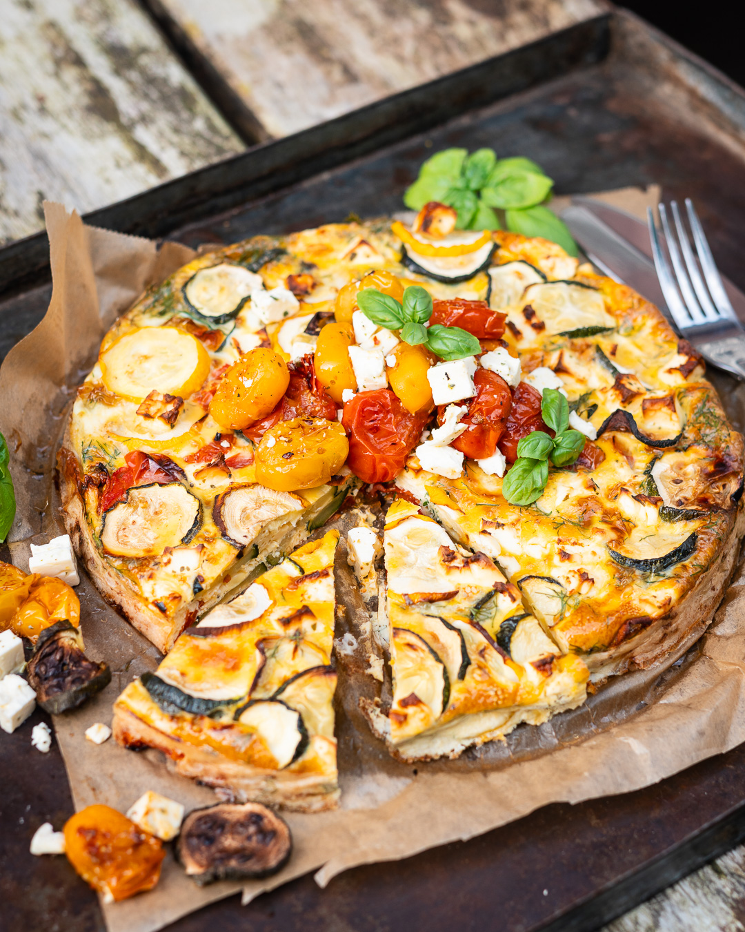 Mehr über den Artikel erfahren Rezept für leckere Gemüse Frittata