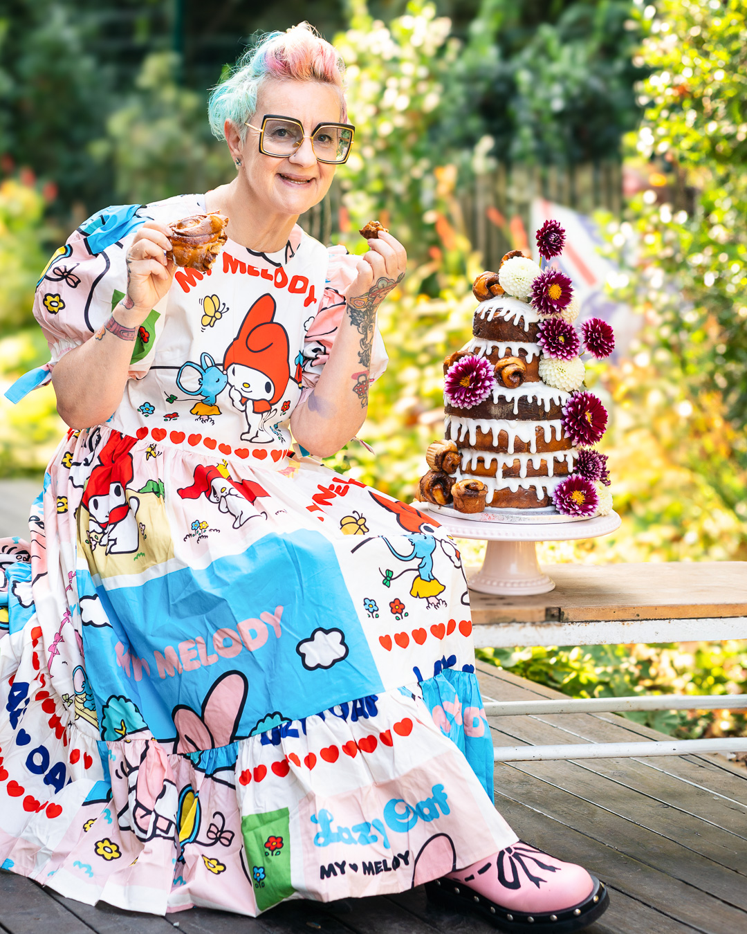 Mehr über den Artikel erfahren Hochzeitstorte aus Zimtschnecken