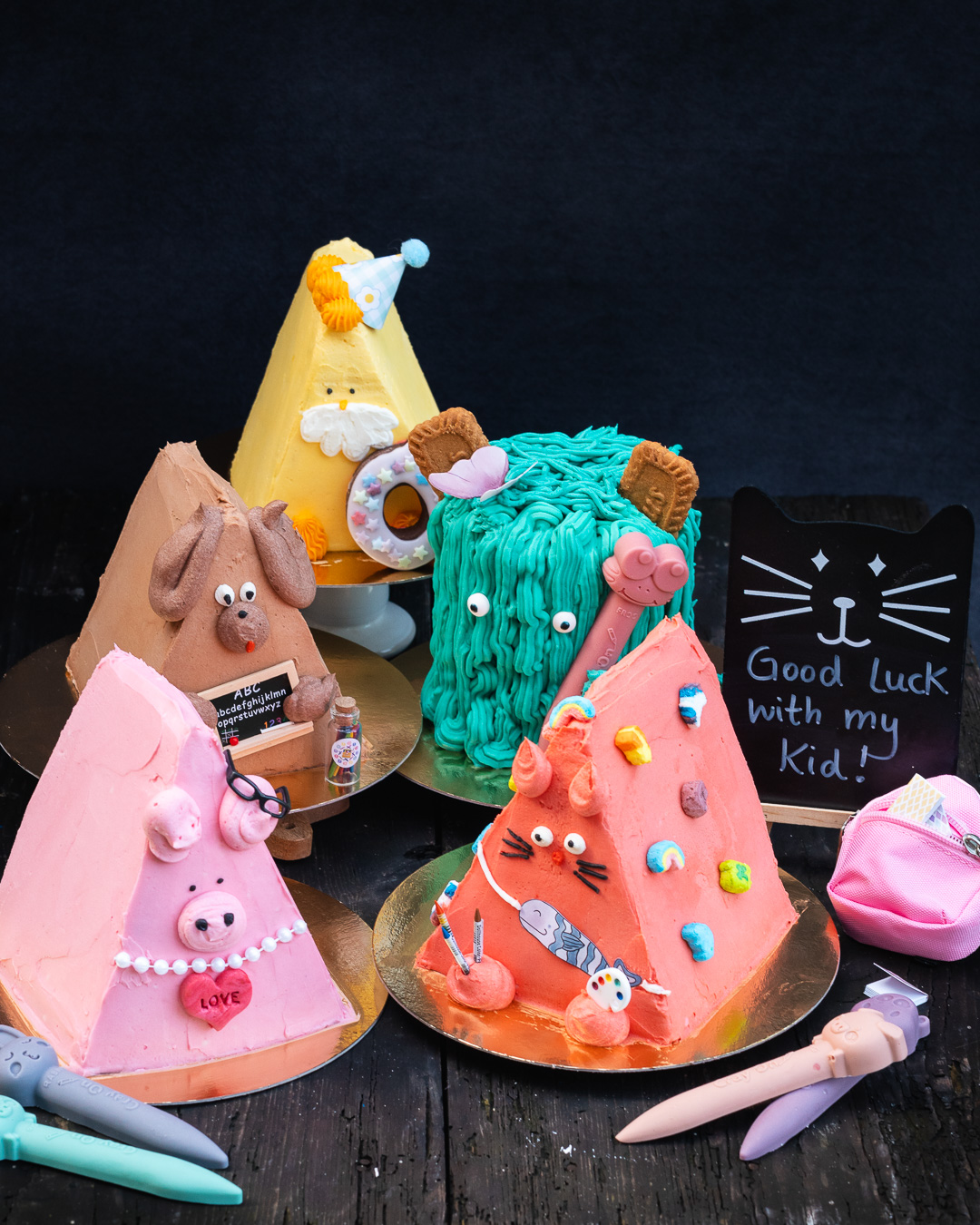 Mehr über den Artikel erfahren Einschulungskuchen als Tierkuchen