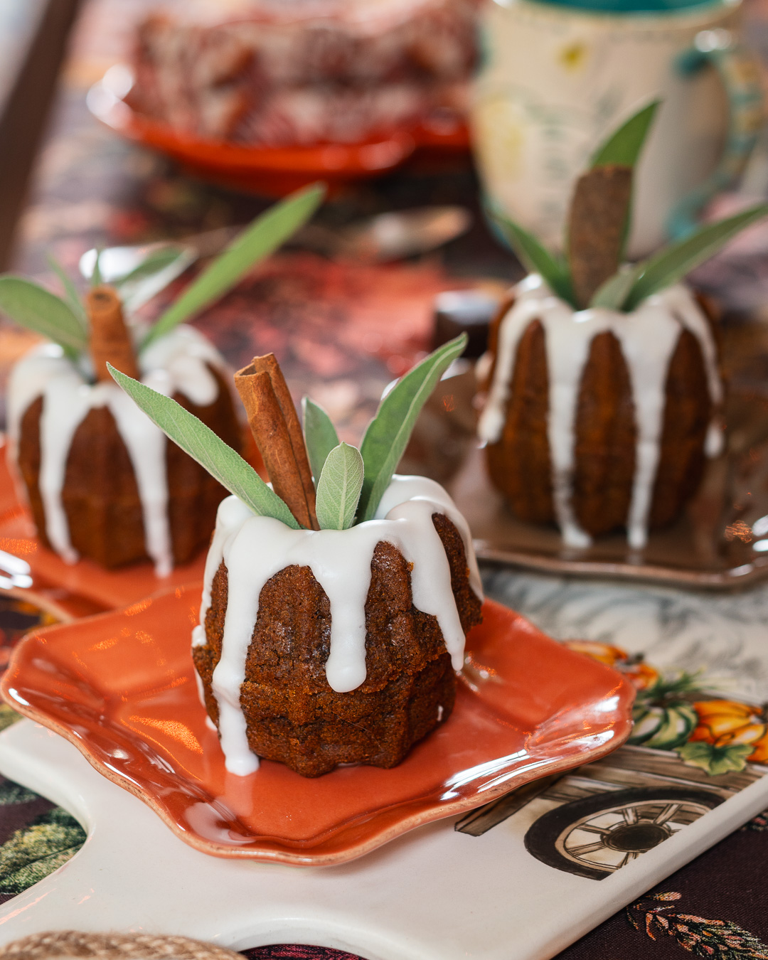 Mehr über den Artikel erfahren Pumpkin Spice Gugelhupfe