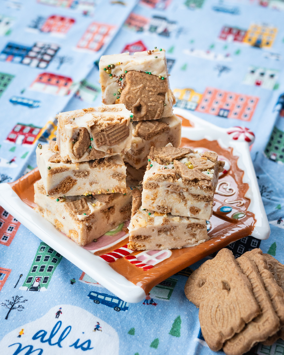 Mehr über den Artikel erfahren Weihnachtliches Fudge mit Spekulatius