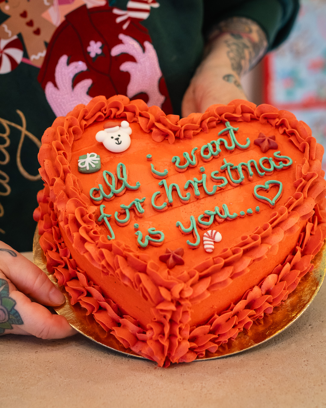 Mehr über den Artikel erfahren Weihnachts Herzkuchen
