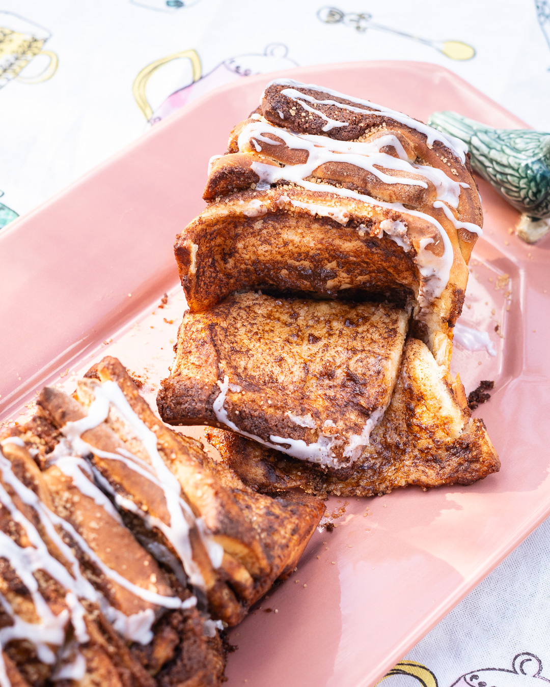 Mehr über den Artikel erfahren Zimtschnecken Zupfbrot (Pullapartbread)