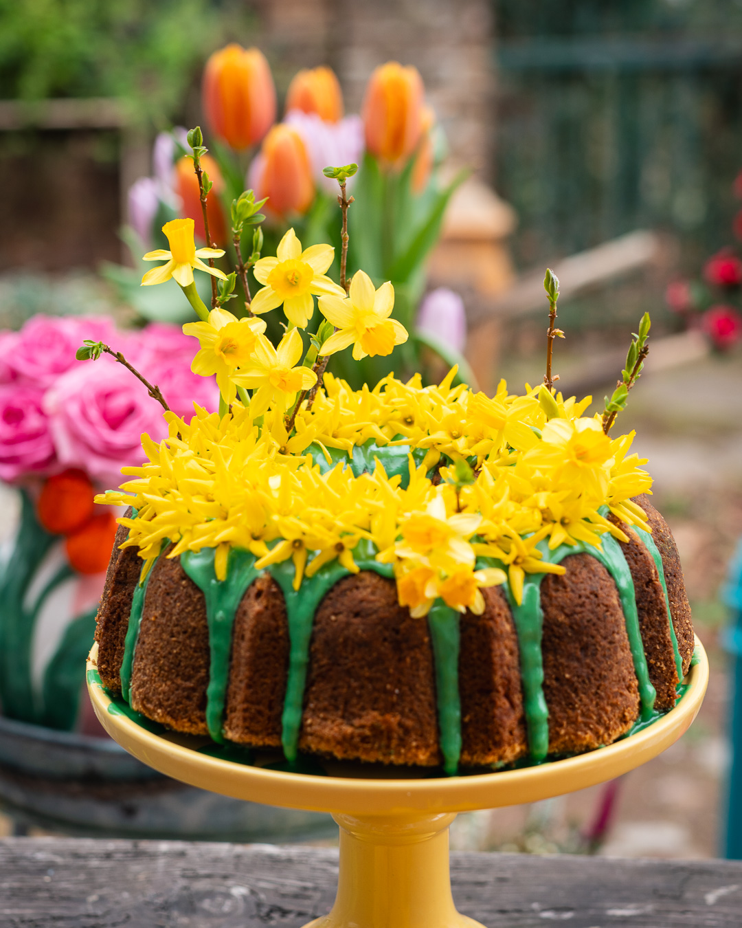 Mehr über den Artikel erfahren Frühlingshaften Rührkuchen