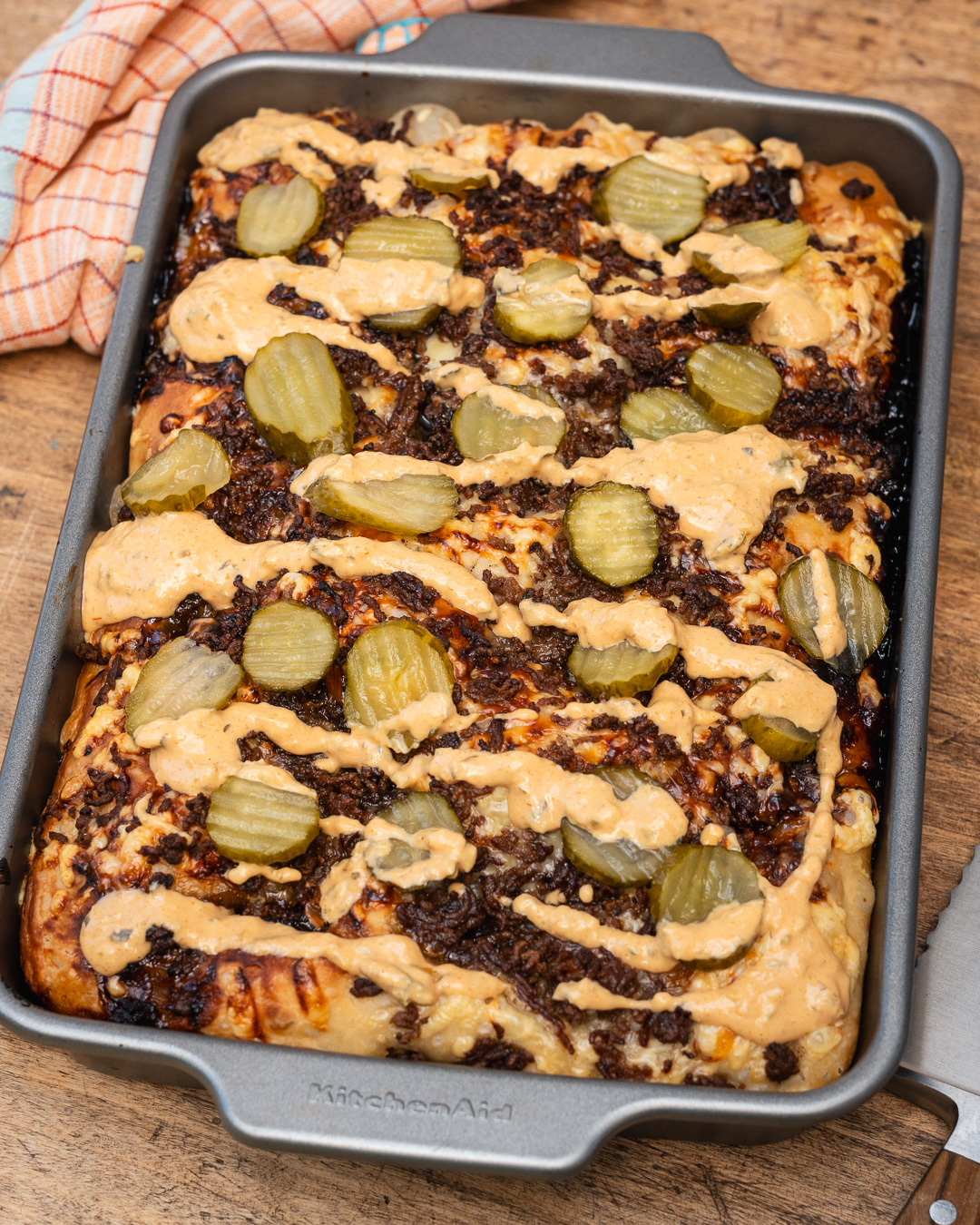 Mehr über den Artikel erfahren Cheeseburger Foccacia