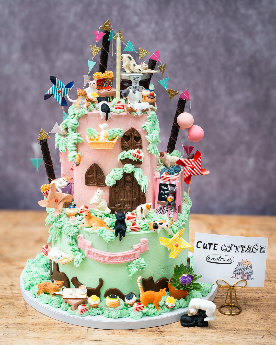 Mehr über den Artikel erfahren Katzentorte Geburtstagskuchen (Cat Cake)