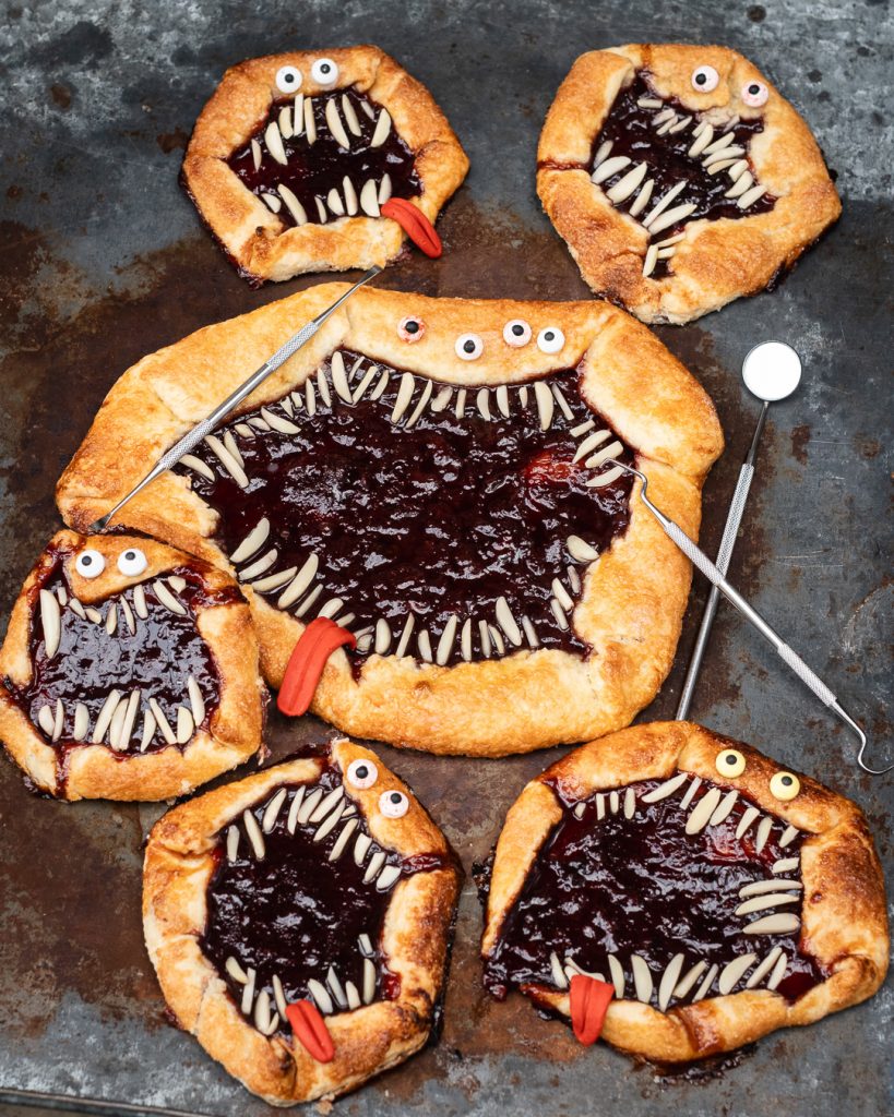 Fressende Himbeer Galette