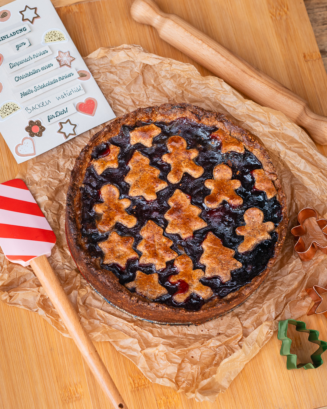 Mehr über den Artikel erfahren Weihnachtliche Linzer Torte