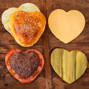 Mehr über den Artikel erfahren Herzhamburger für Valentinstag