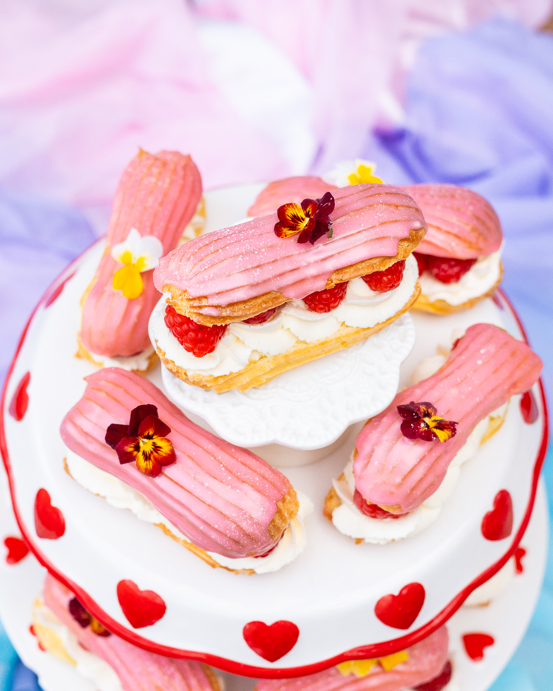 Mehr über den Artikel erfahren Himbeer Eclairs