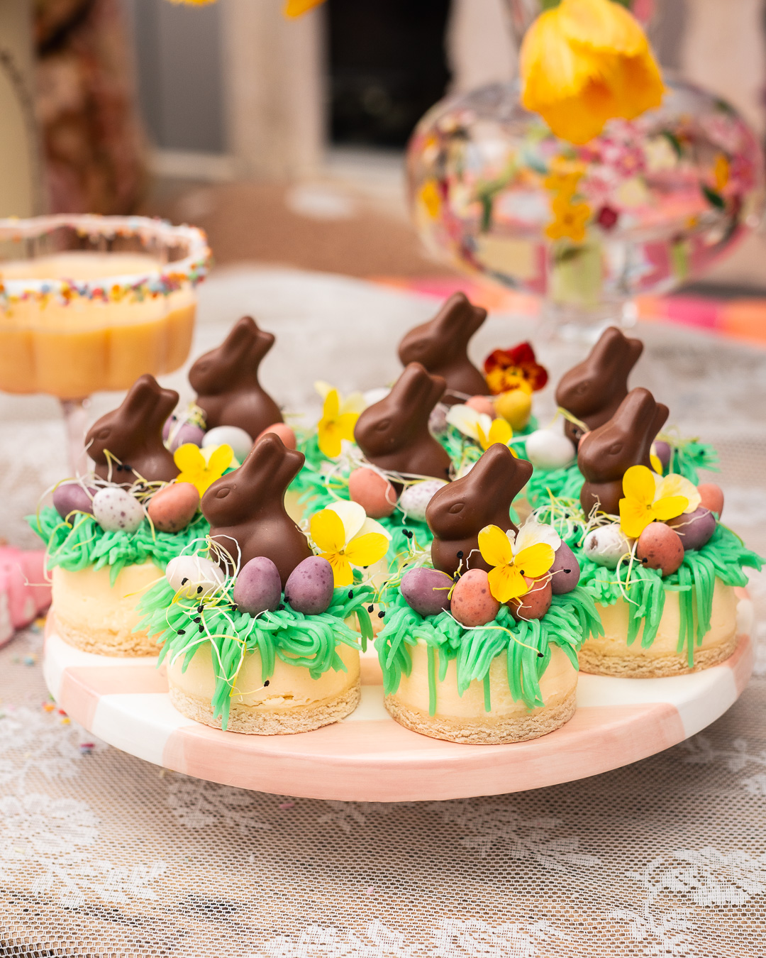 Mehr über den Artikel erfahren Mini Cheesecakes Hasennester