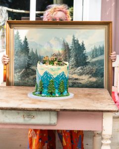 Mehr über den Artikel erfahren Torte mit Bergdorf