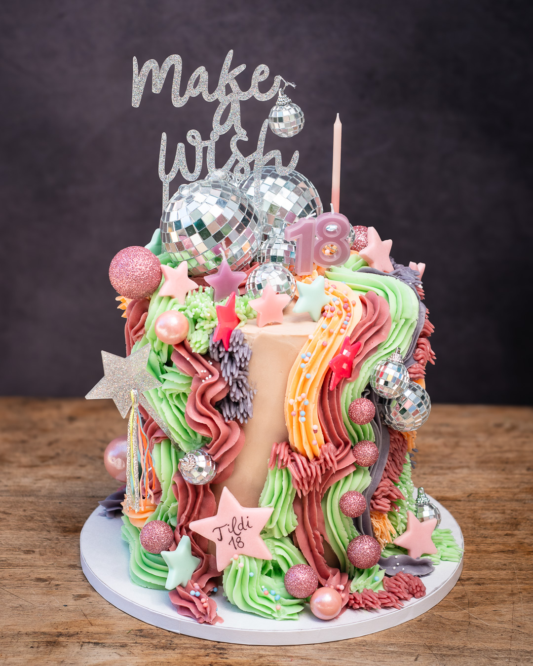Mehr über den Artikel erfahren Discokugel Torte