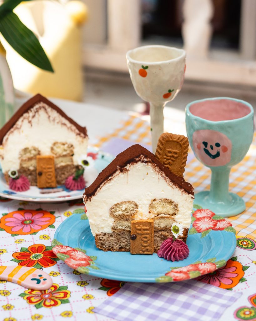 Tiramisu als Häuser