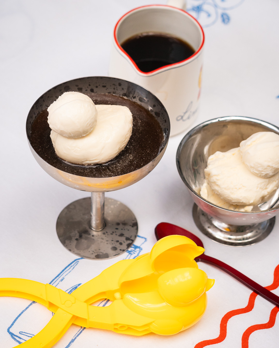 Mehr über den Artikel erfahren Eiskaffee in Entenform