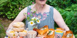 Sommer Picknick Kokos Vanille Brötchen